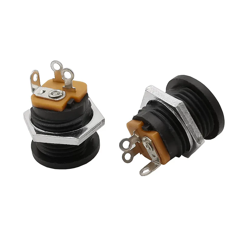 DC Connectors Adapter DC-022 Power Socket 5.5X2.1mm DC Supply Jack Panel Mount Plug Connector 1/2/5/10/20PCS