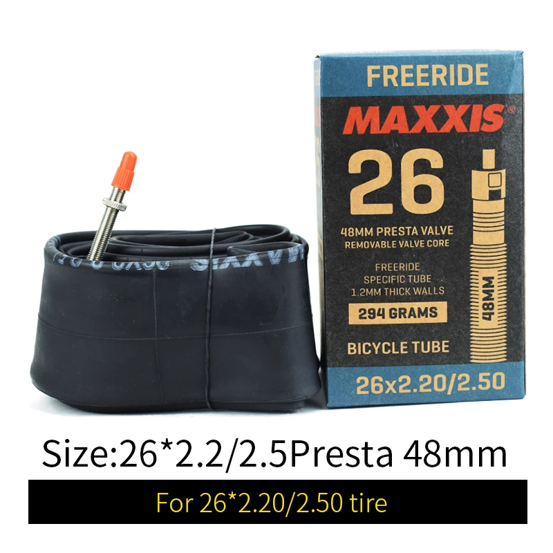 MAXXIS チューブ付き Maxxis-超軽量自転車インナーチューブ,サイズ16 20 26 27.5 29 av fv