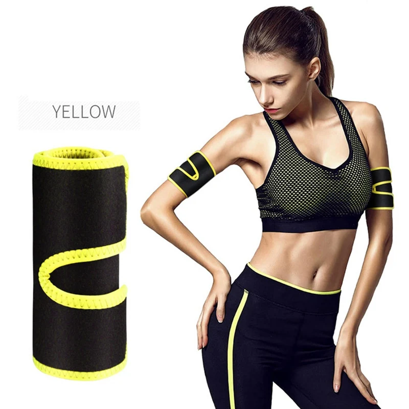 

Arm Sleeve Wrap Ultra-thin Thermal Compression Sweating Slimming Band For Fitness Yoga Running Weight Loss