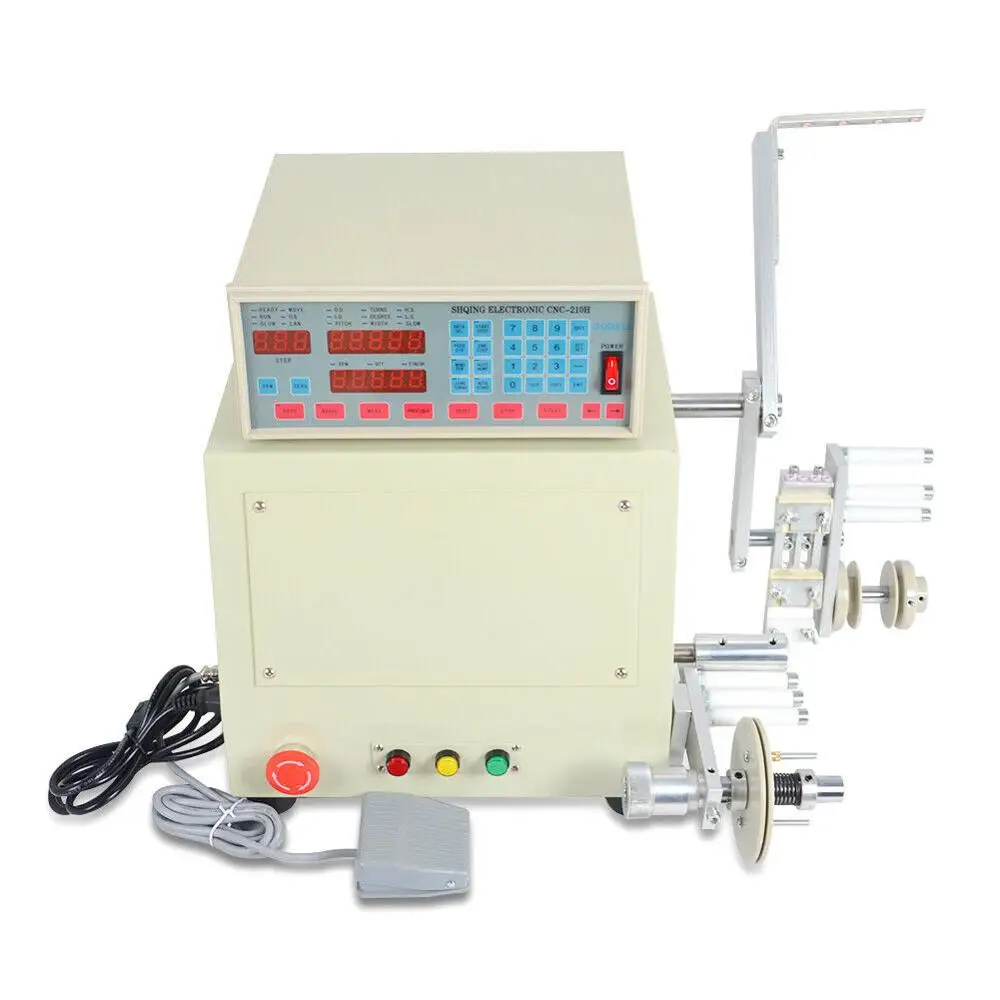 Computer Controlled CNC Automatic Coil Winder Winding Machine For0.03-1.2mm Wire 220V/110V 400W 6000 circles/min Wire Winder