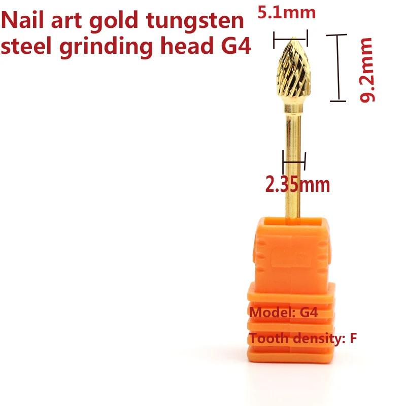 1pc 5 Type Tungsten Steel Nail Grinding Head Milling Manicure Cutter for Pedicure Machine Sander Drill Bit Device Electric Tools
