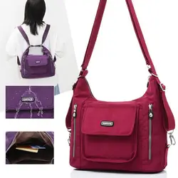 Di modo Delle Donne di Nylon Borse A Spalla Borse A Tracolla Impermeabile del Sacchetto di Crossbody Top-handle Satchel Della Borsa Multifunzione