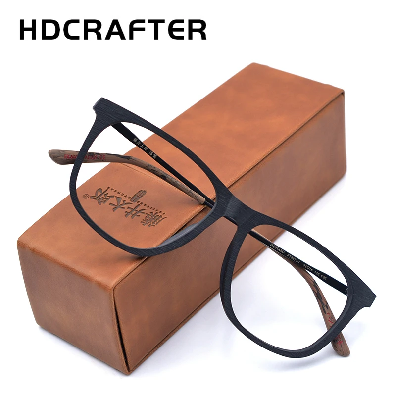 

New Brand Design Wood Glasses Frame Men Women Vintage Prescription Myopia optical eyeglasses spectacle Frames with Lens Oculos