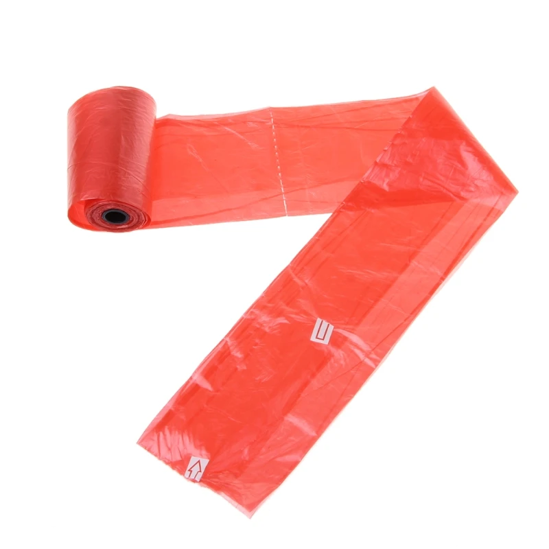 Bolsa de basura portátil para residuos de pañales de bebé, bolsas desechables para Cochecitos de bebé, 5 rollos