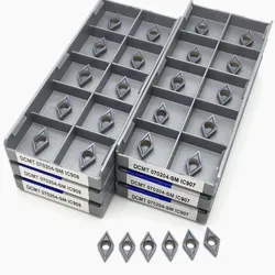 DCMT070204 SM IC907 IC908 external turning tool metal turning tool CNC insert lathe tool Iscar carbide tool DCMT 070204