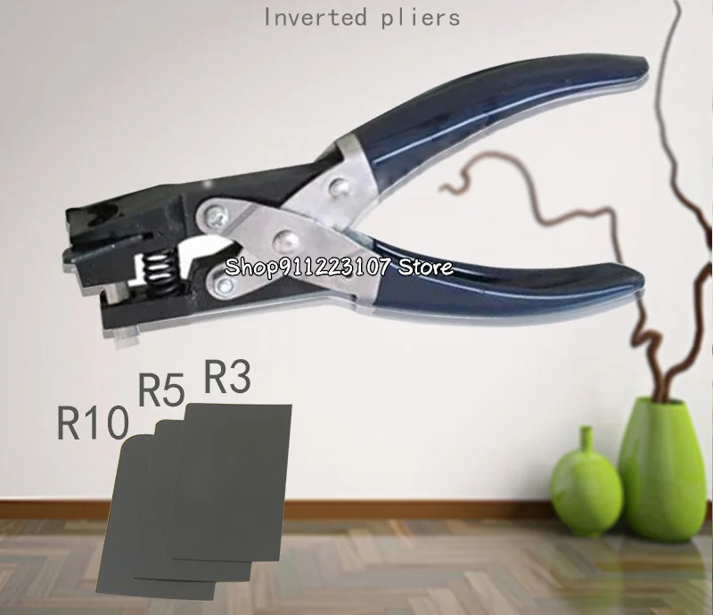 R3/R5/R10 Corner Hole Punch Corner Rounder Punch Cutter for PVC Card, Tag, Photo; Heavy Duty Clipper Approx 1/8\