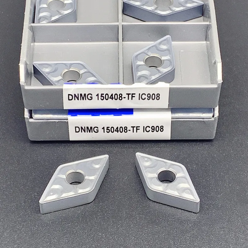 10 шт. DNMG150404/08 TF IC907/IC908 внешние токарные инструменты карбидная вставка CNC токарные инструменты Токарный станок металлический режущий инструмент