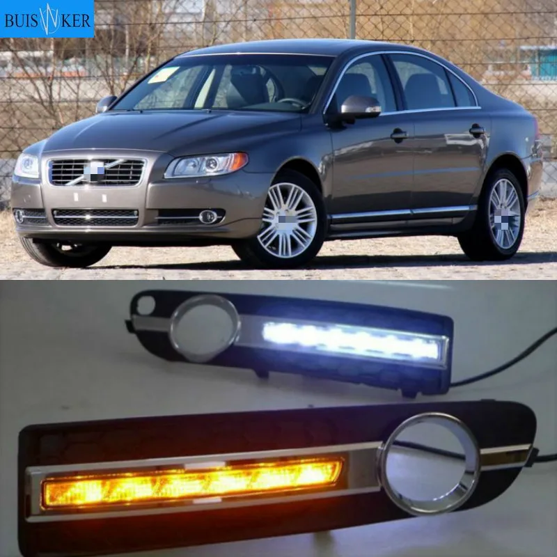 

2pcs Car LED DRL Daytime Running Lights Running Lamp For Volvo S80 S80L 2007 2008 2009 2010 2011 2012 2013