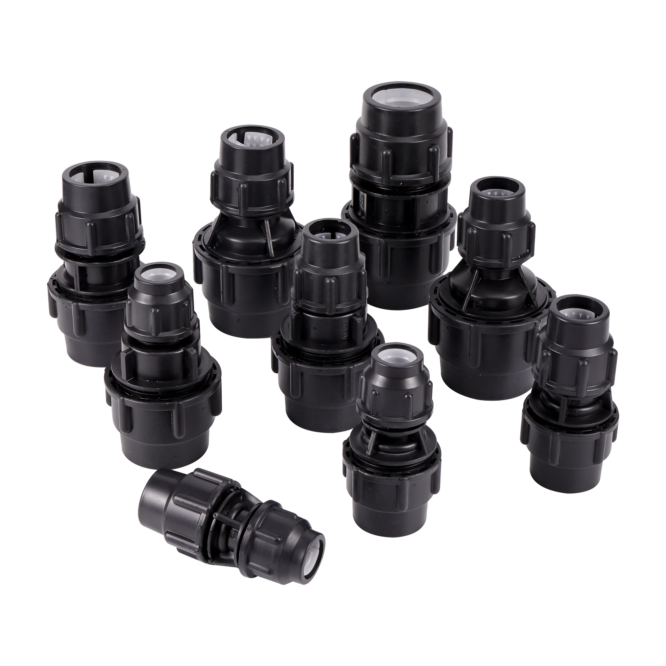 20/25/32/40/50mm PE Pipe Conversion Joint Irrigation Water Pipe  Diameter Pipe Connector Water Tube Direct Pipe Fittings 1 Pc