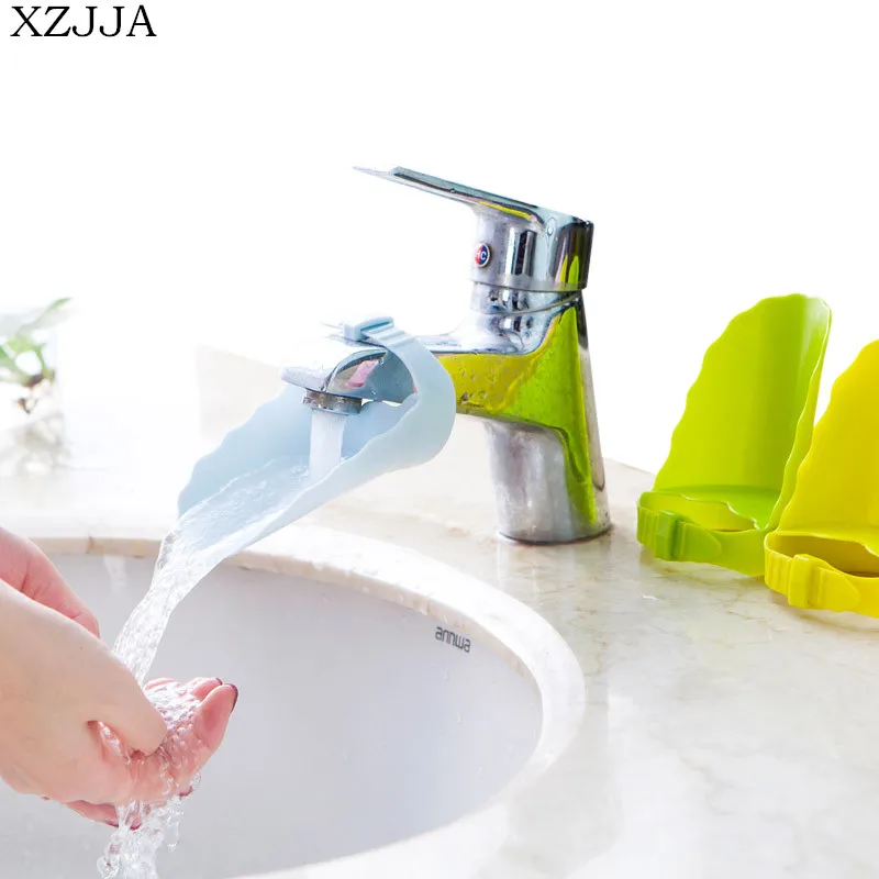 XZJJA Detachable Sink Faucet Extender Kitchen Bathroom Water Tap Water Saver Children's Hand-washing Auxiliary Extension