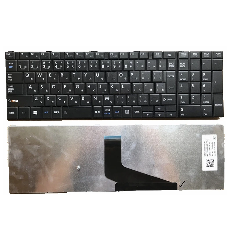 JP 95% New Laptop Keyboard for Toshiba Satellite ProA50-A A50-A B553 B554/K PB554KBB1R7AE71 B654 R50-A Japanese Black