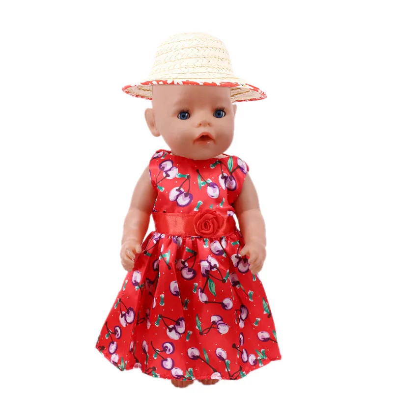 Doll Dress New Swimsuit Short Suit Mask For 18 Inch American Doll Girls & 43 Cm New Born Baby Items,Our Generation,Accessories