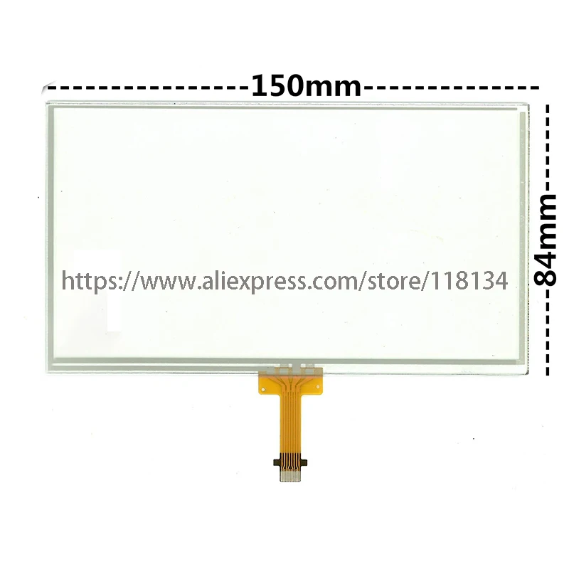 New 6.1 inch 12 pins glass touch Screen panel Digitizer Lens for 2015 camry RAV4  LA061WQ1(TD)(04) LCD