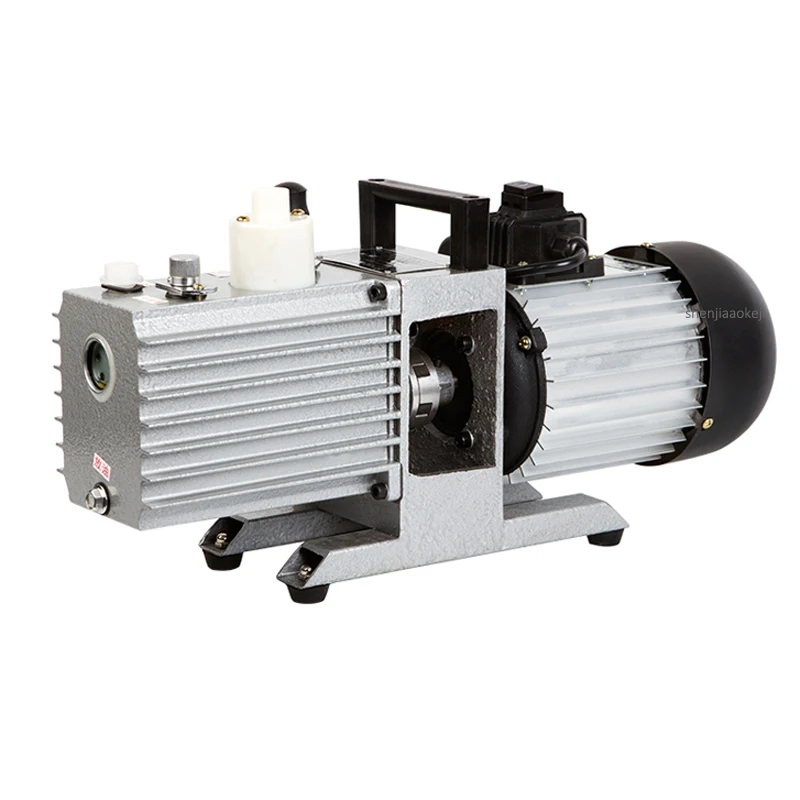 

1400rpm Rotary vane vacuum pump two-stage laboratory 2XZ-2 small pumping widely used visual oil meter vacuum pump 370W 220V 1pcs