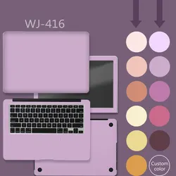 DIY Solid color laptop skins vinyl Morandi color laptop sticker for 11/12/13/14/15/17 inch Decorate Decal for Macbook/Lenovo/HP