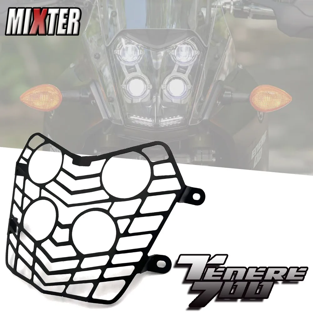 

Motorcycle Front Headlight Grille Lamp Guard Cover Net Protector Fits For YAMAHA TENERE 700 Tenere700 2019-2021 T7 TENERE-700