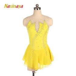 Women's and Children's Nasinaya Figure Skating Competition Training Dress Patinaje Rhythmic Gymnastics Performance Dress 378