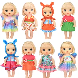 2024 NEW Doll clothes Fashion dresses for 12 Inch 30CM  baby alive Toys Crawling Doll accessories.