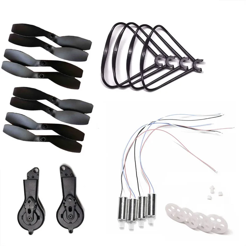 

KY909 RC Drone Helicopter arm motors engines main gears propellers blades props spare parts