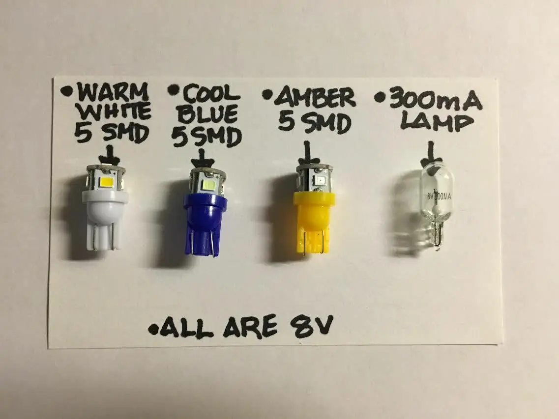 LED LAMP KIT KR-4070 RECEIVER(8v RED & AMBER YELLOW )DIAL METER/KR-4770