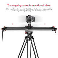 YELANGU Professional Camera Slider Motozied Video Carbon Fiber Track Rail with Mute Motor Time Lapse Wireless Control Remote