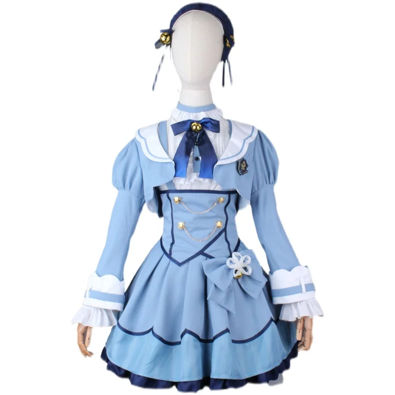 

2021 Virtual YouTuber Vtuber Nijisanji Amamiya Kokoro Cosplay Costume Carnival Halloween Christmas Party Clothing