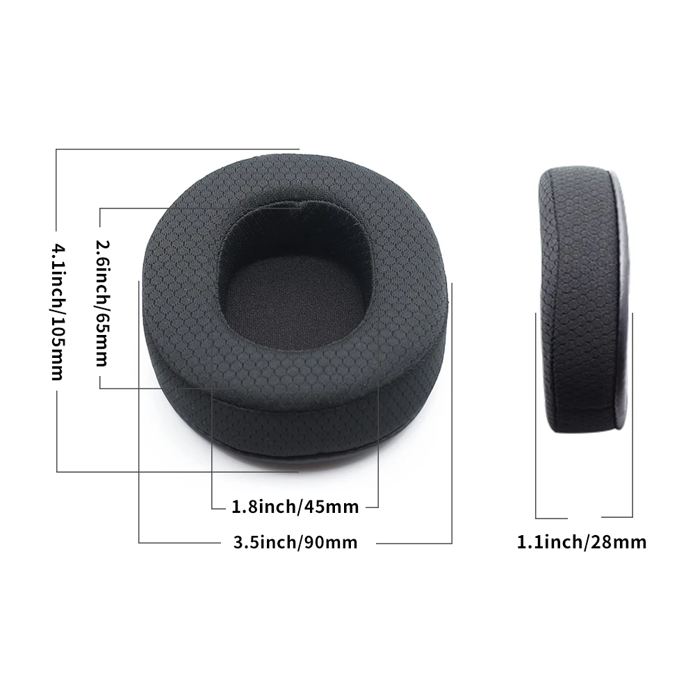 Headphones Replacement Sponge Ear Cushions for Dareu EH745 EH731 EH725 Headset PU Mesh Earpads
