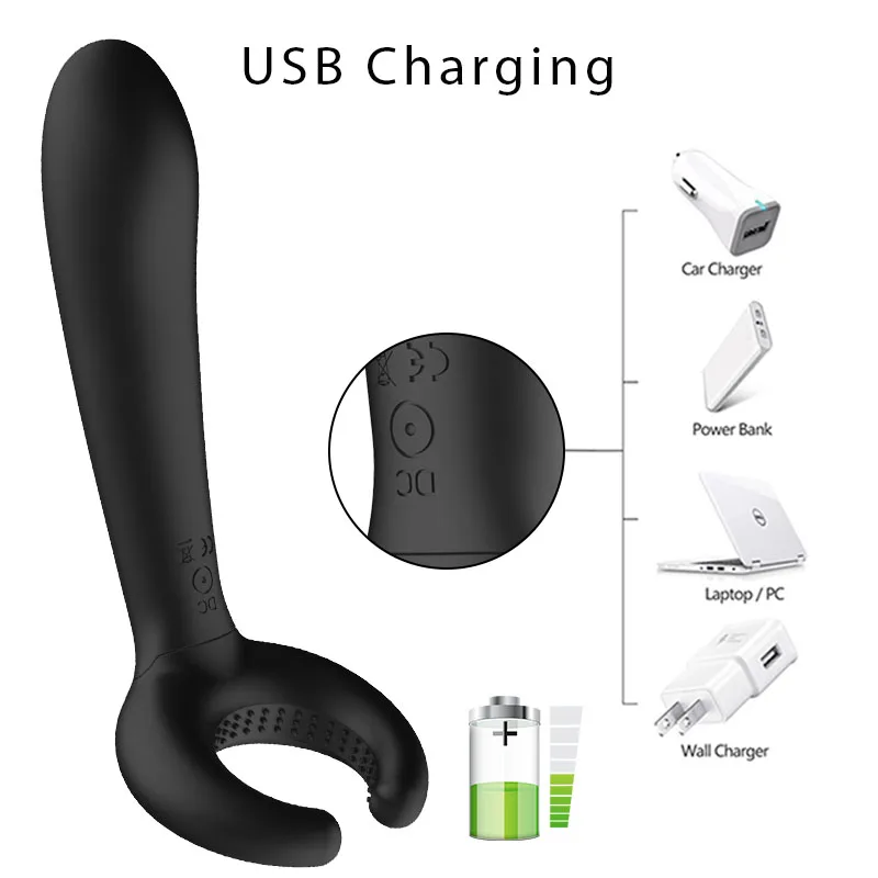 Powerful Rabbit Vibrators for Women & Men G-Spot Dildo Vibrator Sex Toys for Couples Female Clitoris Vagina Stimulator Massager