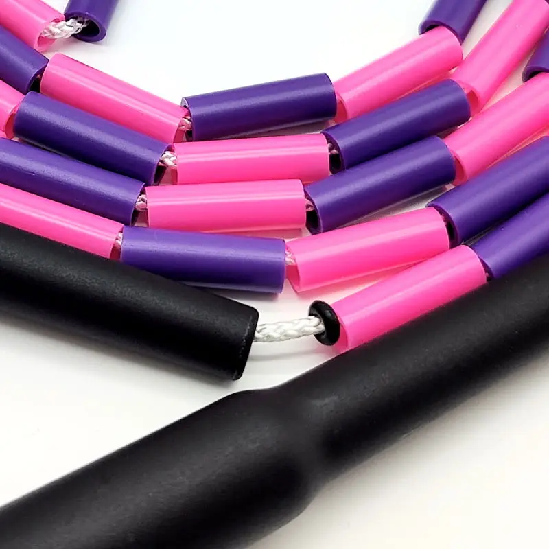 STRAIGHT HARD BEAD BEADED JUMP SKIPPING ROPE COLORFUL SKILL FREESTYLE FITNESS CROSSFIT