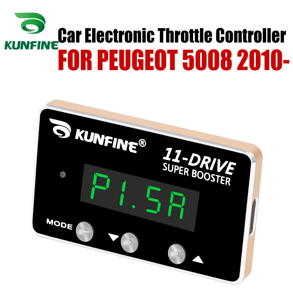 

KUNFINE Car Electronic Throttle Controller Racing Accelerator Potent Booster For PEUGEOT 5008 2010-After Tuning Part