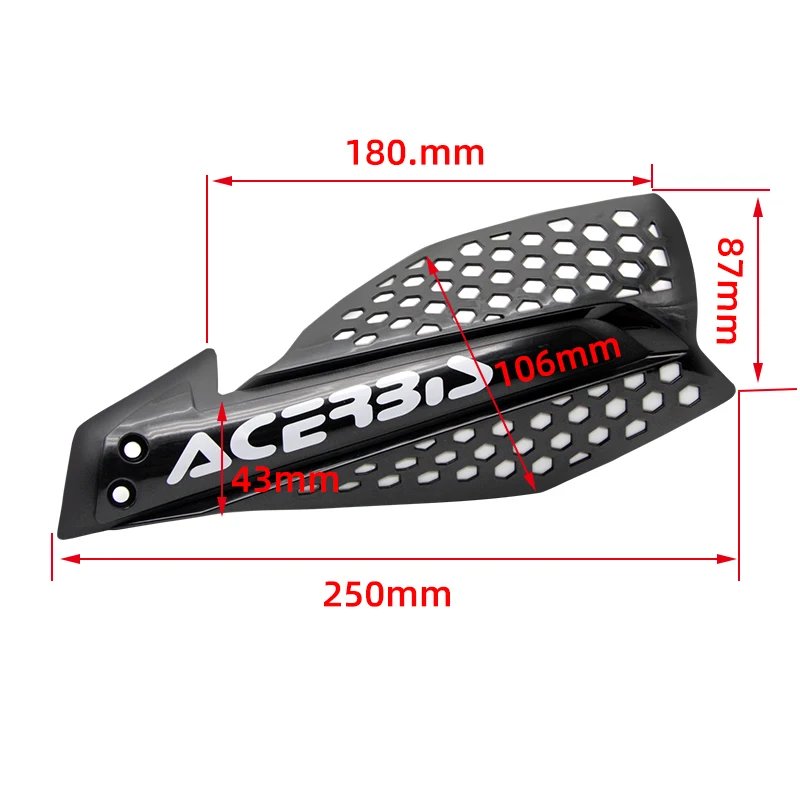 Motocross  hand Protector Handguard security  Protection For Motorcycle Dirt Pit Bike ATV Quads with 22mm Hand Guards enduro