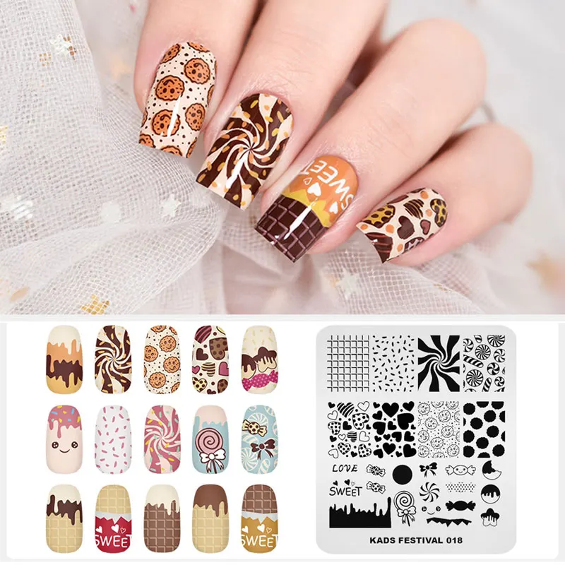 30 Styles  Nail Stamping Plates Swanky Styles Image Stencils for Nail Polish Flowers Cartoon Nail Art Template Design for Nails image 2