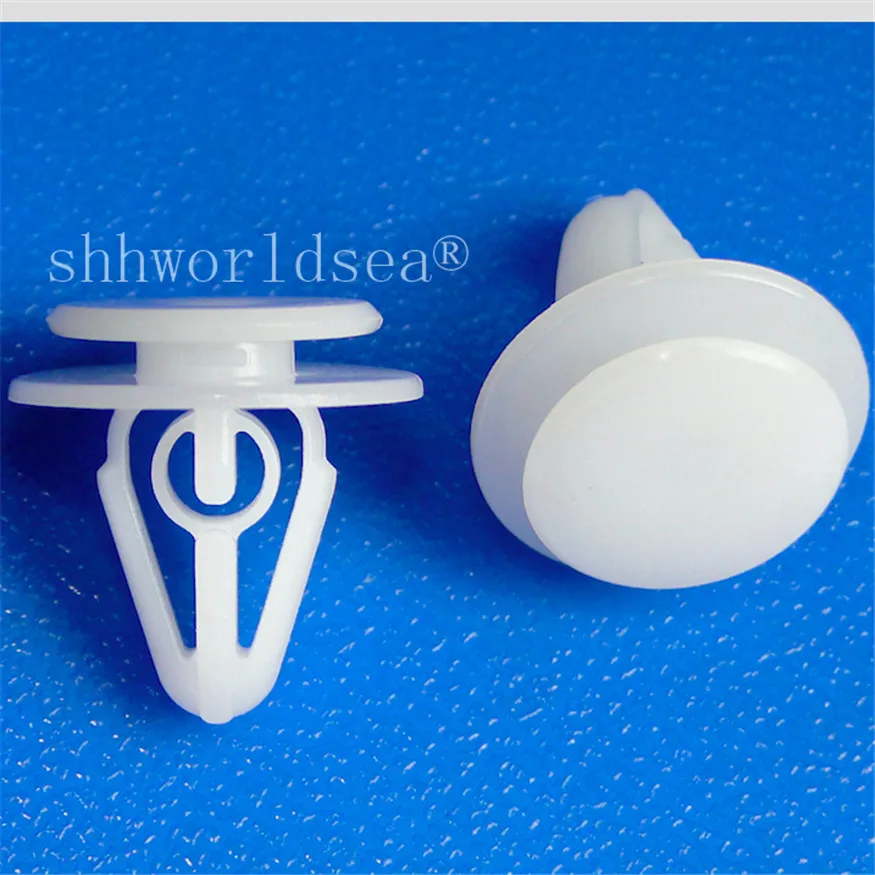 Shhworldsea 100PCS For Suzuki SX4 BUMPER ARCH TRIM Clip WHITE 09409-08328 0940908328 Auto Plastic Rivet Fastener clip