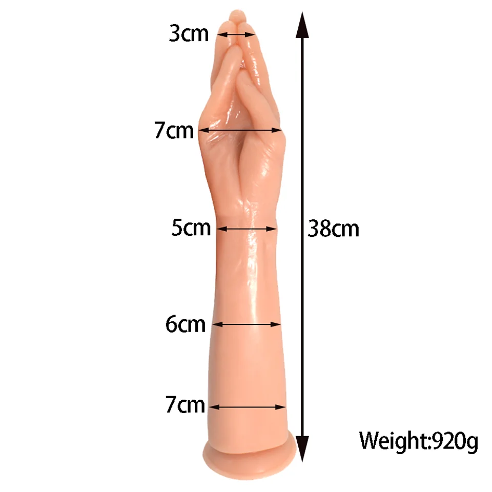 ROUGH BEAST  Double Dildos Female Masturbation Massager Huge Fist Dildo Anal Plug Toys  with Sucker Cup Sex Toys for Women