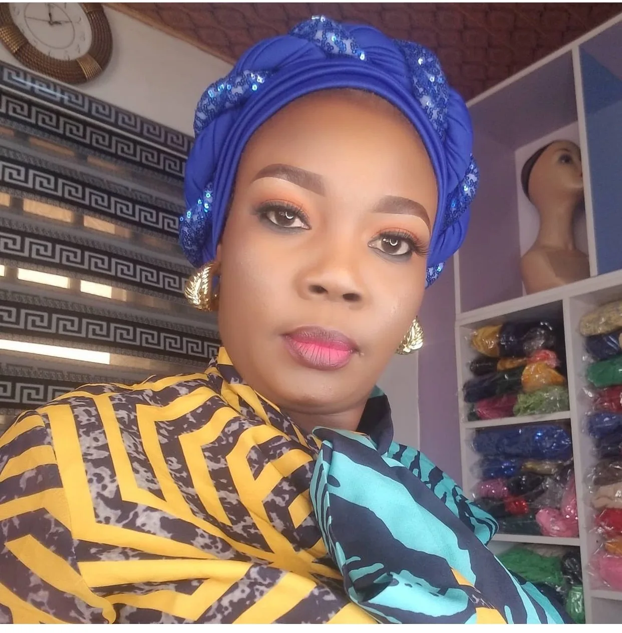African Headtie Latest Aso Oke Auto Gele Headtie Already African Cap Nigerian Wedding Gele Women Braid Turbans Ladies Head Wraps