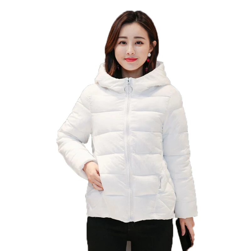 Pop New Winter Short Women's Jacket Large Size 4XL 5XL 6XL 7XL Female Hood Women Parka Plus Size Cotton Down Jacket Autumn