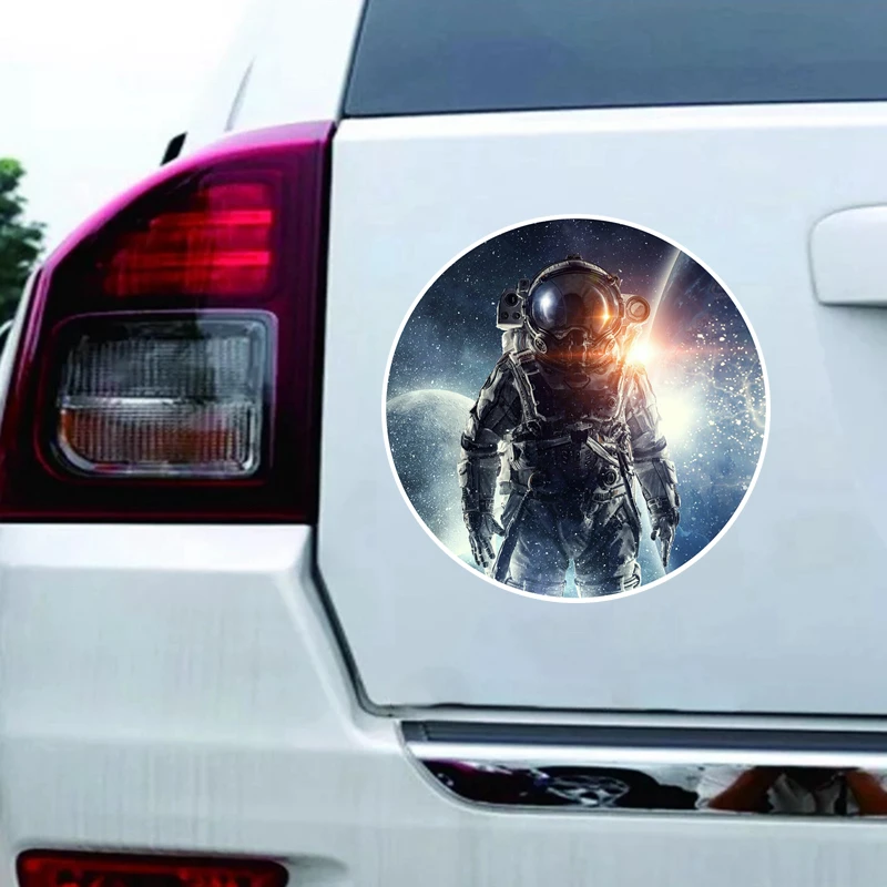 S61729 # رهيبة رائد الفضاء الفضاء الخيال الذاتي لاصق ملصق سيارة ملصق مقاوم للماء السيارات الديكورات على الوفير النافذة الخلفية المحمول #2