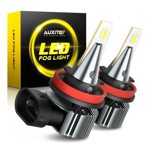 2 шт. H8 H11 Led 3000K 6500K PSX26W PSX24W H10 H16 H27 880 881 Светодиодные автомобильные противотуманные фары H3 5202 9005 9006 DRL Лампа дальнего света 12 В
