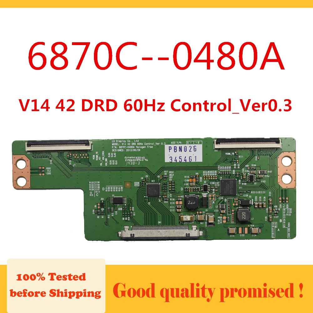 Tcon Board 6870C-0480A V14 42 DRD 60Hz Control_Ver0.3 for TV LC420DUE (FG)(A3) 42LB561V-ZC BEUWLJG 42LX330C-UA ...etc.  6870C