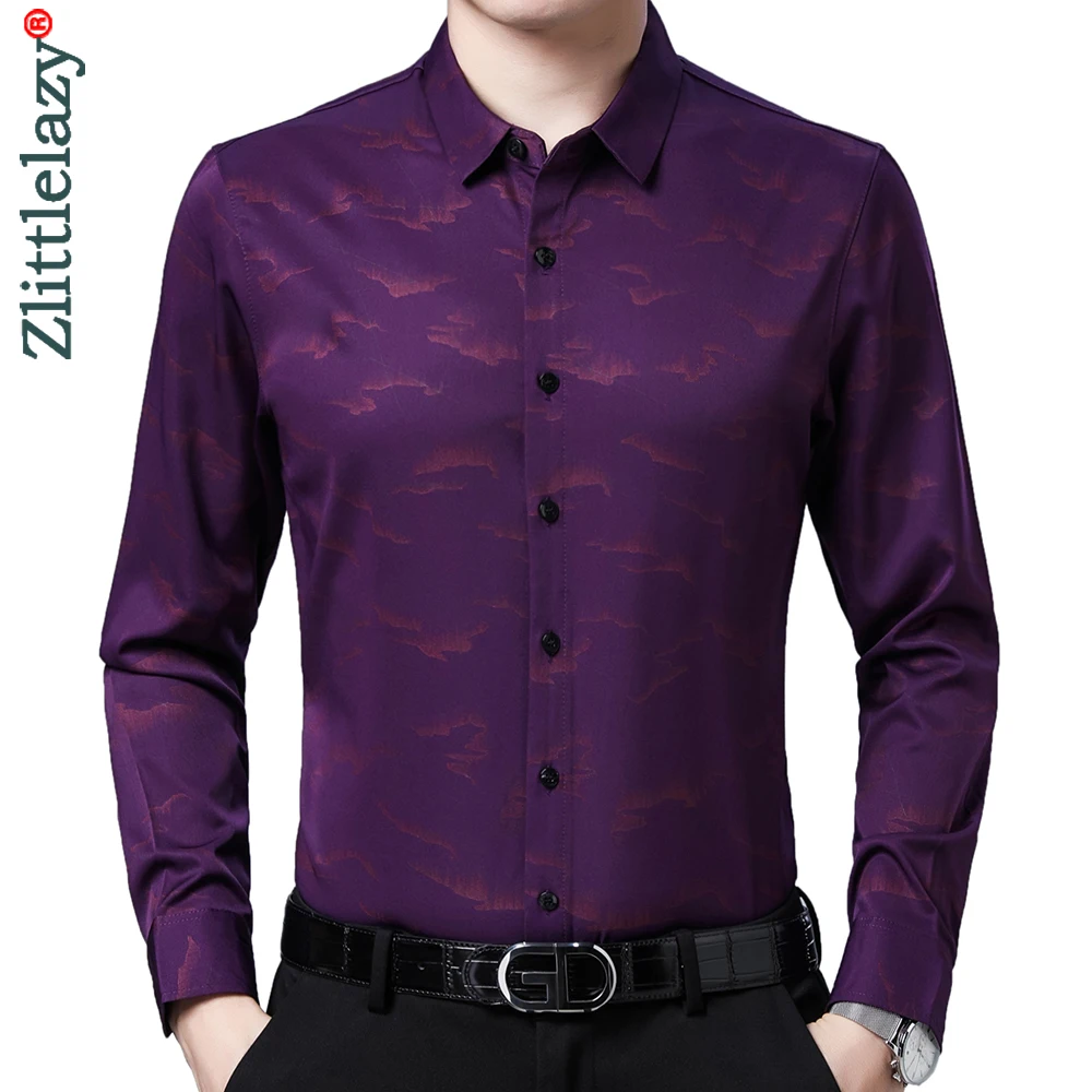 

2022 brand new designer mens shirts for men clothing korean fashion long sleeve shirt luxury dress casual clothes jersey 91602