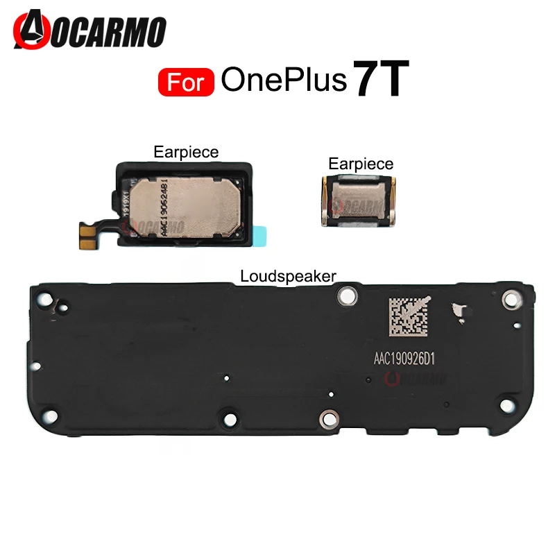 Earpiece Ear Receiver Flex Cable Bottom Loud Speaker Buzzer Ringer For OnePlus 7T 1+7t Repair Parts