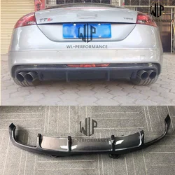 Tt Tts High Quality Carbon Fiber Rear Bumper Diffuser Lip Car Styling for Audi Tt Tts Car Body Kit 08-14