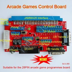 SNK Motherboard JAMMA To DB 15PIN Joypad Convert Board JAMMA CBOX Converter With SCART Output