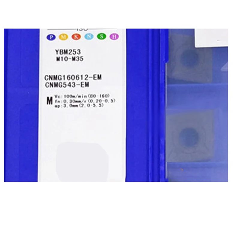 CNMG CNMG 120408   CNMG 120404   CNMG 160612   CNMG 160616   EM YBM153 YBM253 Macchina CNC con inserto in metallo duro originale che lavorazione dell'acciaio inossidabile