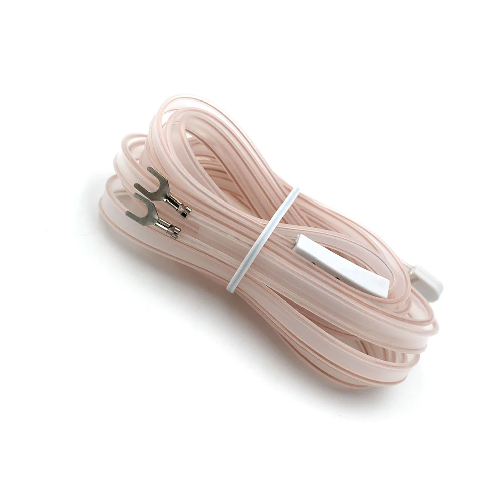 1.5M Anten Thu Cáp 300 Ohm Đa Năng T Loại Trong Suốt Nhà FM PE Stereo Đầu Thu Kèm 2 Pin Lưỡng Cực đài Phát Thanh Cáp