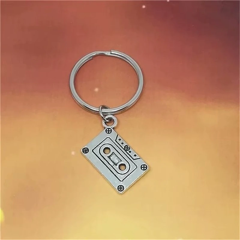 1 Pcs Cassette Tape Keychain - Music Jewelry Keychain - Unique Gift Cassette Tape Charm - Bag Charm - Gift for Grandma