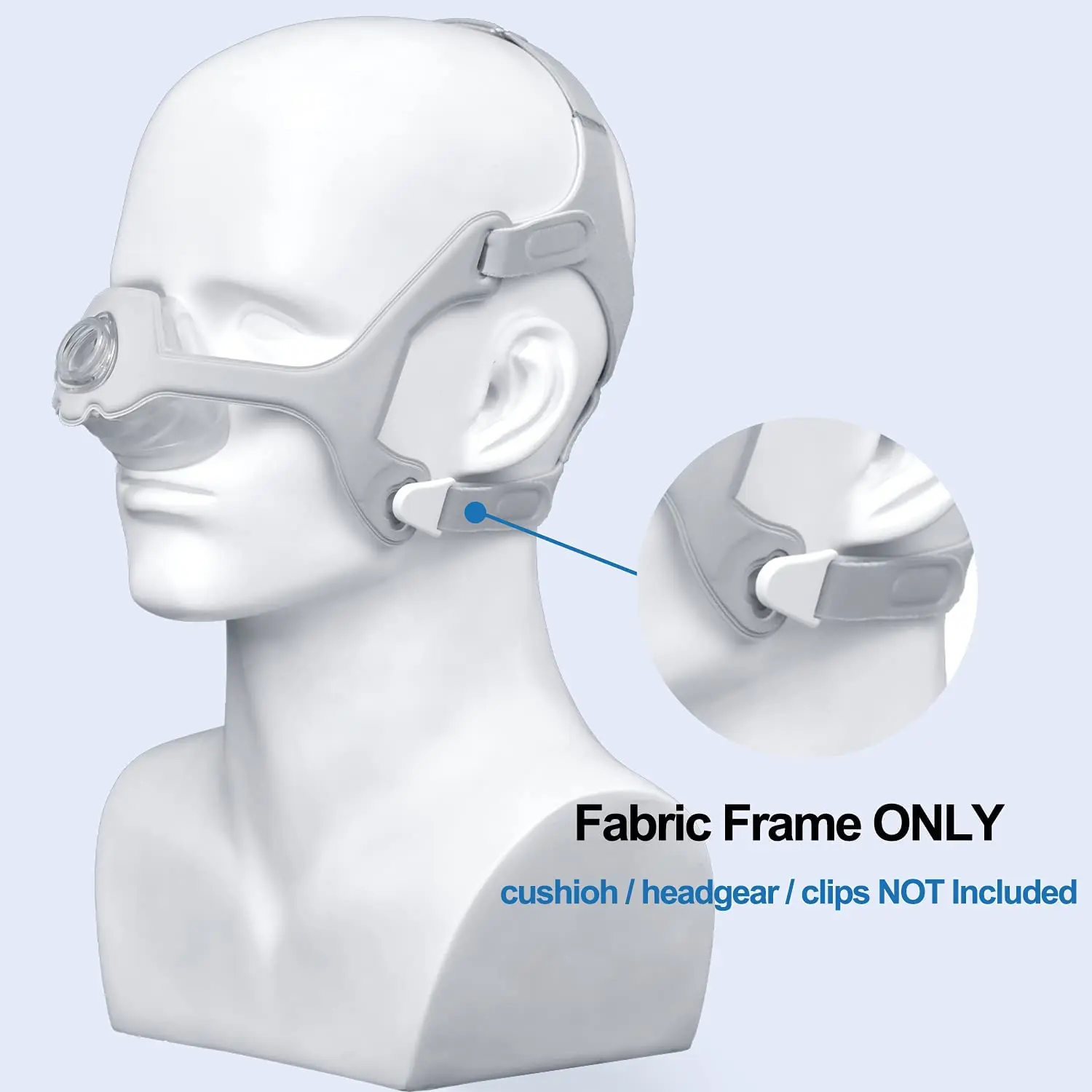 Wisp Nasal Mask Fabric Frame Original Comfortable Cushion Frame for Wisp Cpap Mask Without Headgear Sleep Apnea