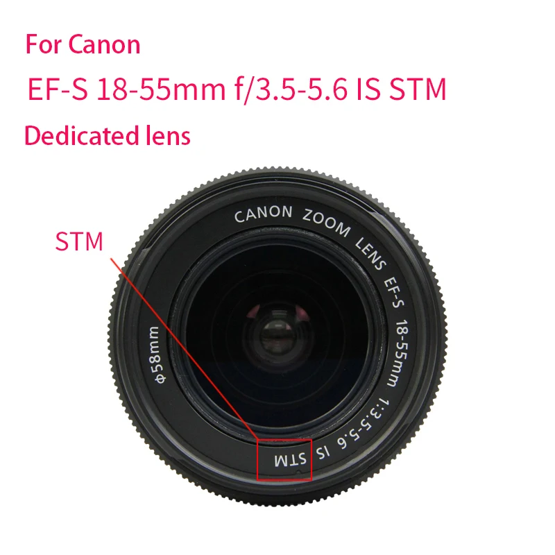 EW-63C Canon 18-55 STM hood Lens Accessories EOS 700D 750D 760D 800D100D 200D DSLR Camera 58MM Black and White Reversible buckle