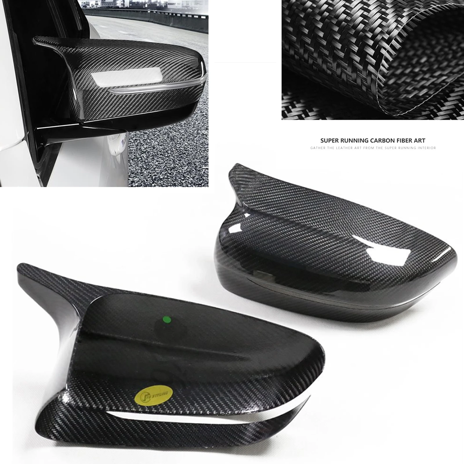 

Mirror Cover For BMW 3 4 5 7 8 Series G20 G28 G22 G23 G30 G38 G11 G12 G14 G15 G16 Carbon Fiber Side Rear View Cap Rearview Shell