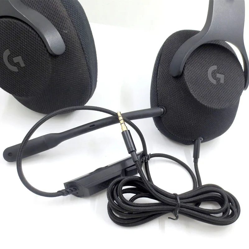 3.5mm Audio Cable Suitable For Logitech G233 G433 G PRO X Gaming Headset Cable Audio Cable  200CM